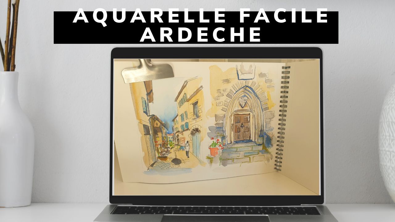 aquarelle ardèche