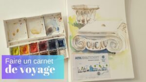 kit aquarelle voyage