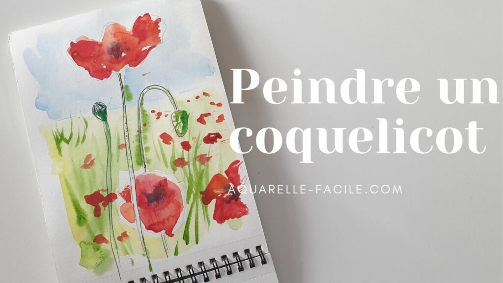 Peindre un Coquelicot à l'Aquarelle : Guide Étape par Étape