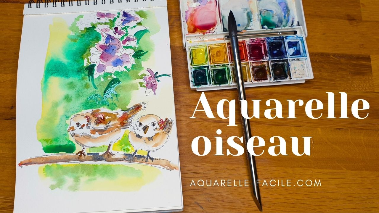 peindre des oiseaux a l aquarelle