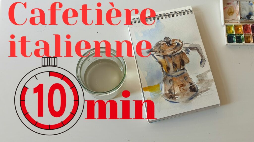 Faire un dessin tous les jours- cafetière italienne