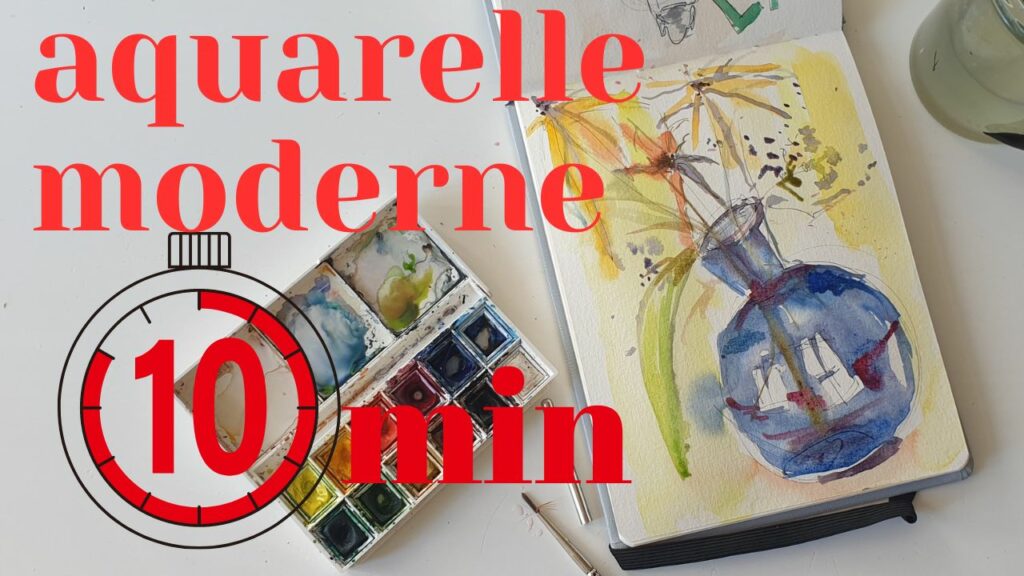 aquarelle moderne facile