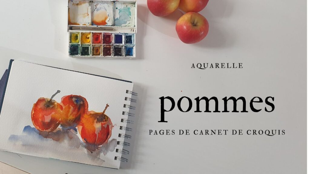 Peindre des fruits à l'aquarelle