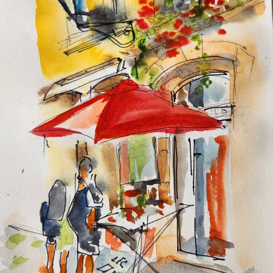 aquarelle urbaine facile aquarelle urbaine facile