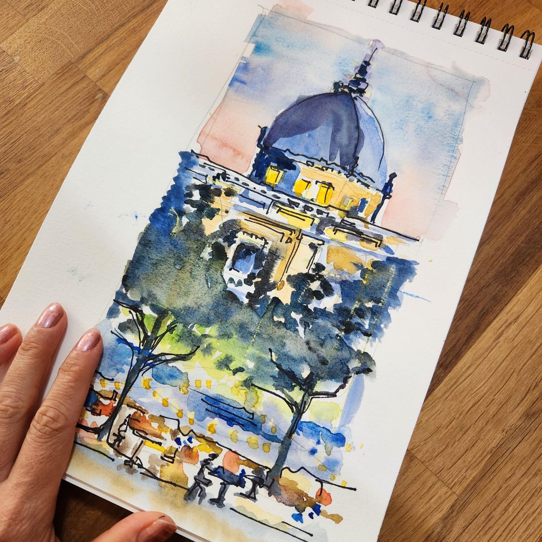 aquarelle urbaine facile (2) aquarelle urbaine facile (2)